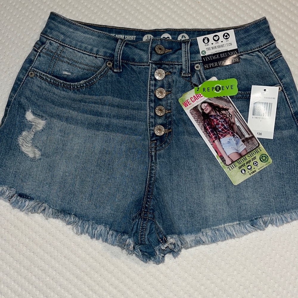 Vintage Reunion Super High Rise Mom Shorts